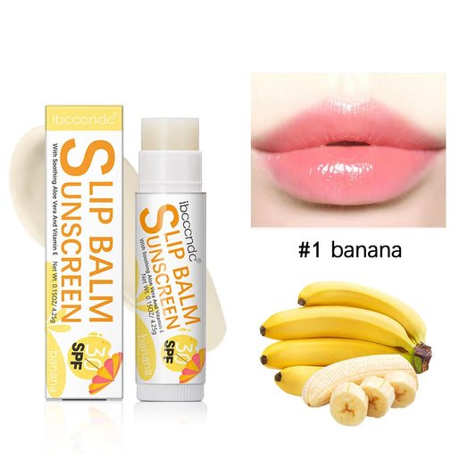 Ultra-Nourishing Organic Moisturizing Lip Balm with SPF 30 - Fruit Flavor Lip Care Sticks