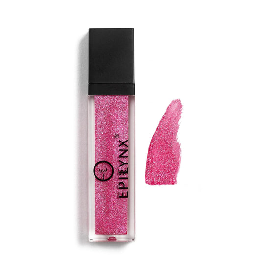 Vegan Hydrating Liquid Lip Gloss in Sweet Tooth Fuchsia Pink - Long-Lasting, Cruelty-Free, Paraben-Free, Gluten-Free by Dr. Liia