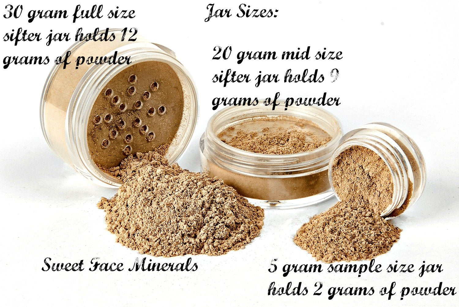 Mineral Makeup Starter Kit with Setting Spray Mist (Beige) - Matte Sheer Foundation Coverage